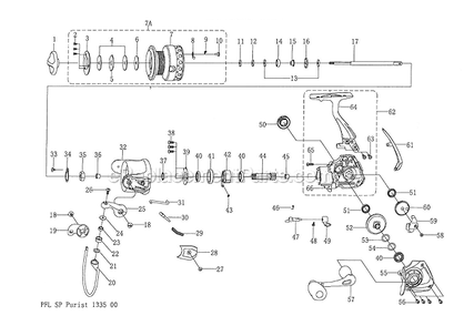 Part Location Diagram of 1205887 Shakespeare Screw