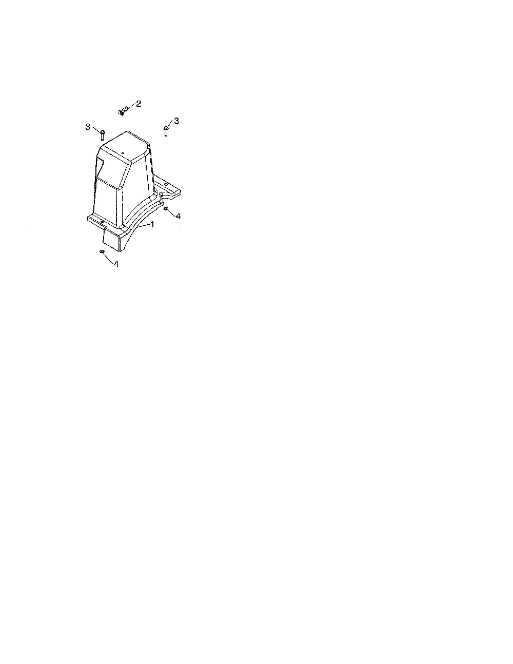 Belt cover Diagram and Parts List for 96192008900  Poulan Snow Blower