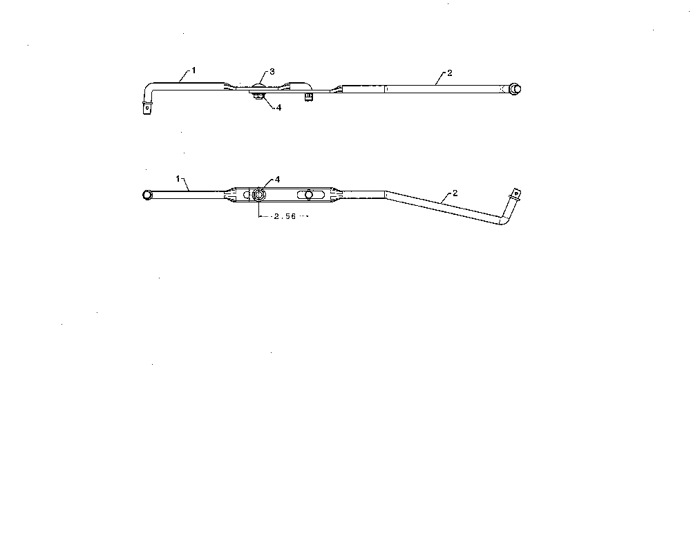 Shifter rods Diagram and Parts List for 96192003702  Poulan Snow Blower
