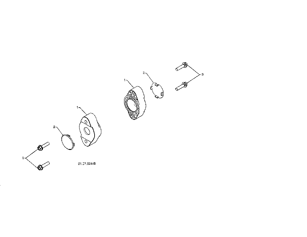 Auger housing Diagram and Parts List for 96192003700  Poulan Snow Blower