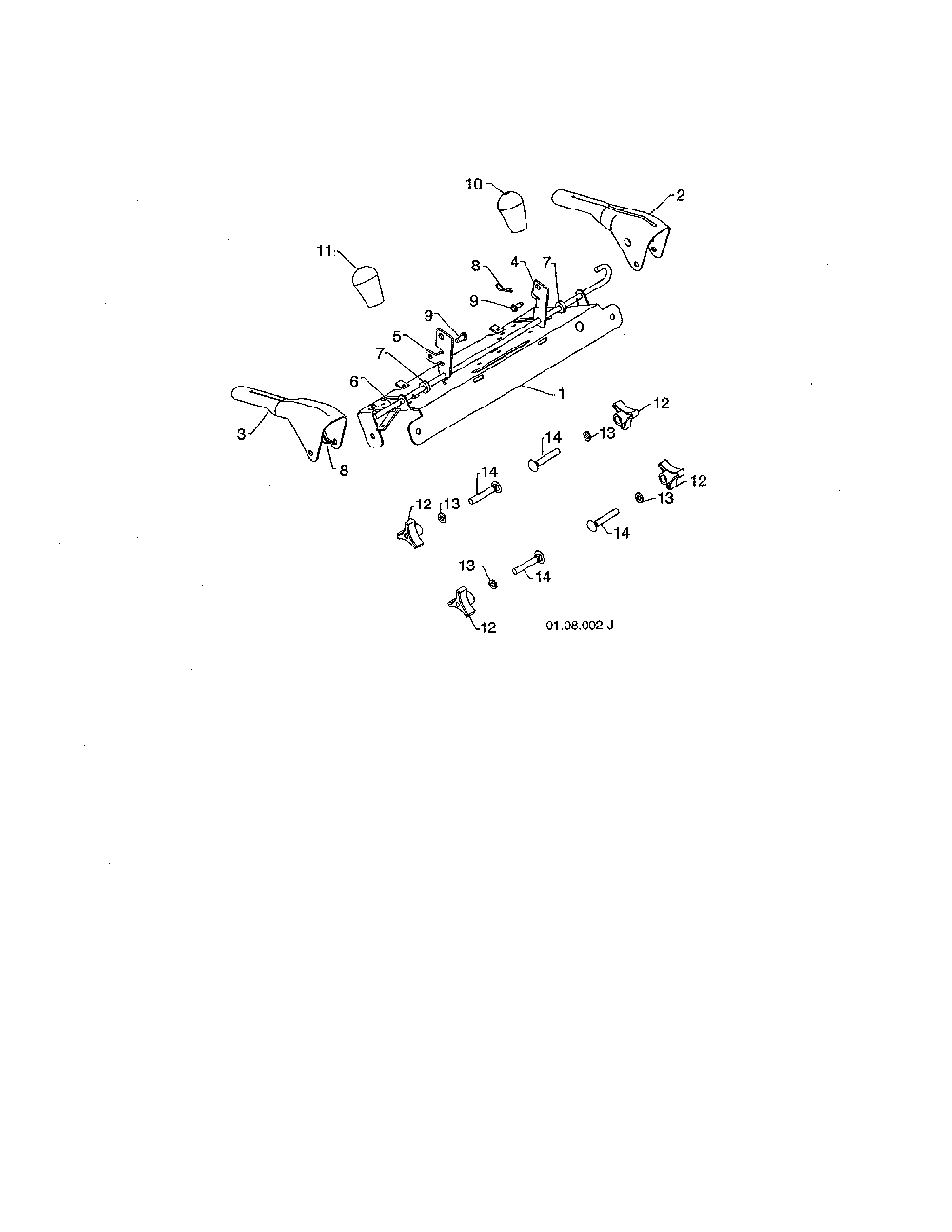 Control panel Diagram and Parts List for 96192003702  Poulan Snow Blower