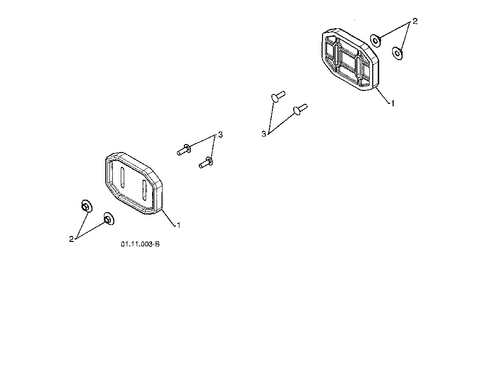 Skid plate Diagram and Parts List for PR624ES-96198004302  Poulan Snow Blower
