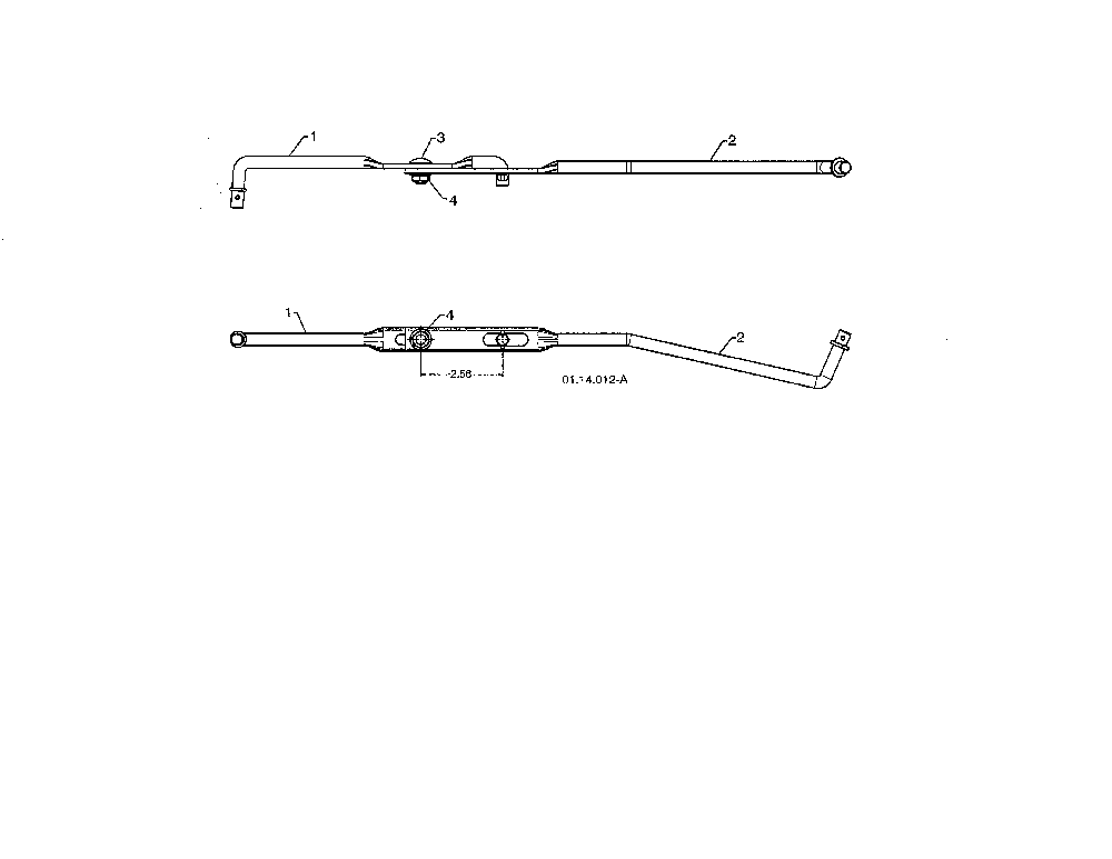 Shifter rods Diagram and Parts List for 96192002900  Poulan Snow Blower
