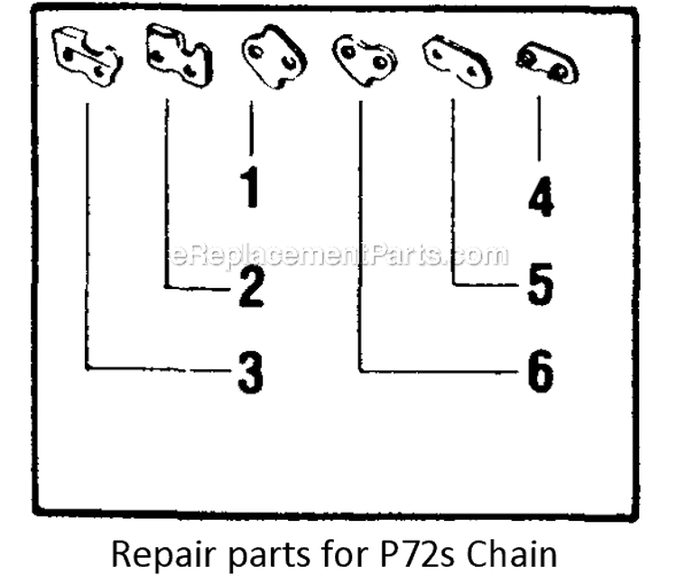 Page H Diagram and Parts List for 4000  Poulan Chainsaw