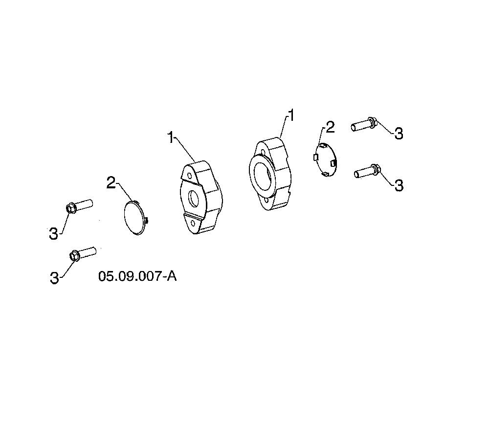 Auger bearing Diagram and Parts List for 96192009003  Poulan Snow Blower