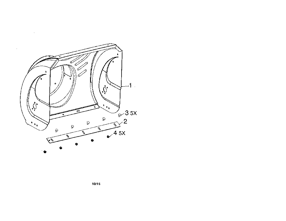 Auger housing Diagram and Parts List for 96192006701  Poulan Snow Blower