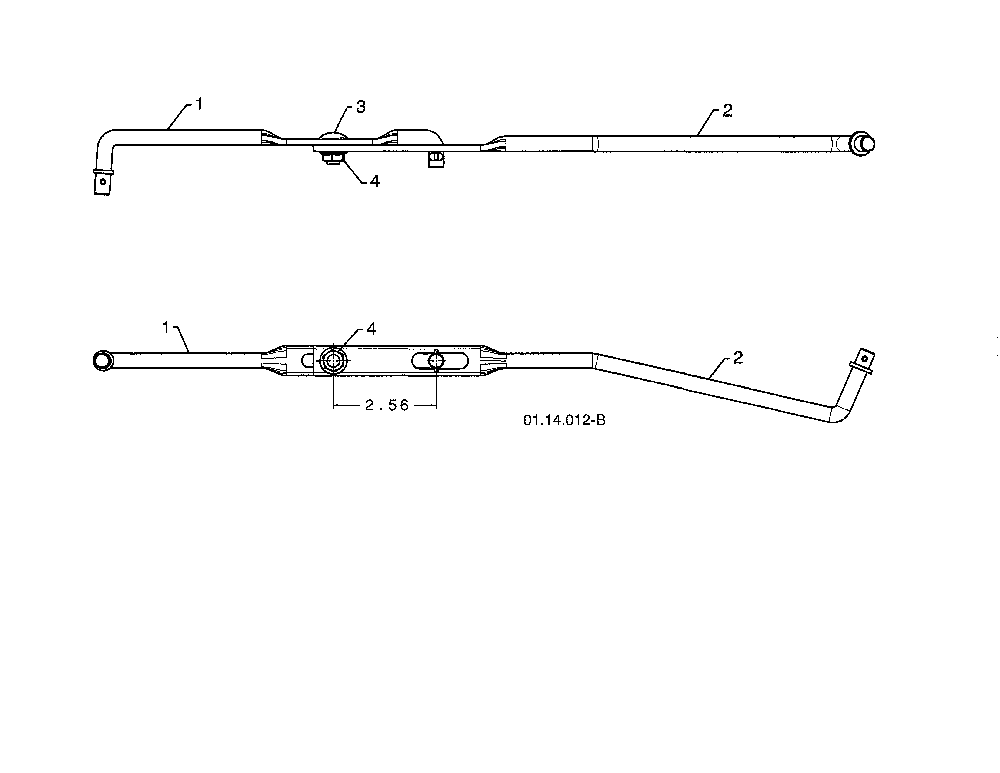 Shifter rods Diagram and Parts List for 96192003703  Poulan Snow Blower