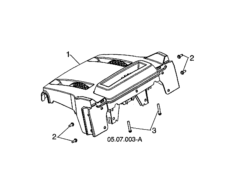 Console base multi control Diagram and Parts List for 96192009003  Poulan Snow Blower