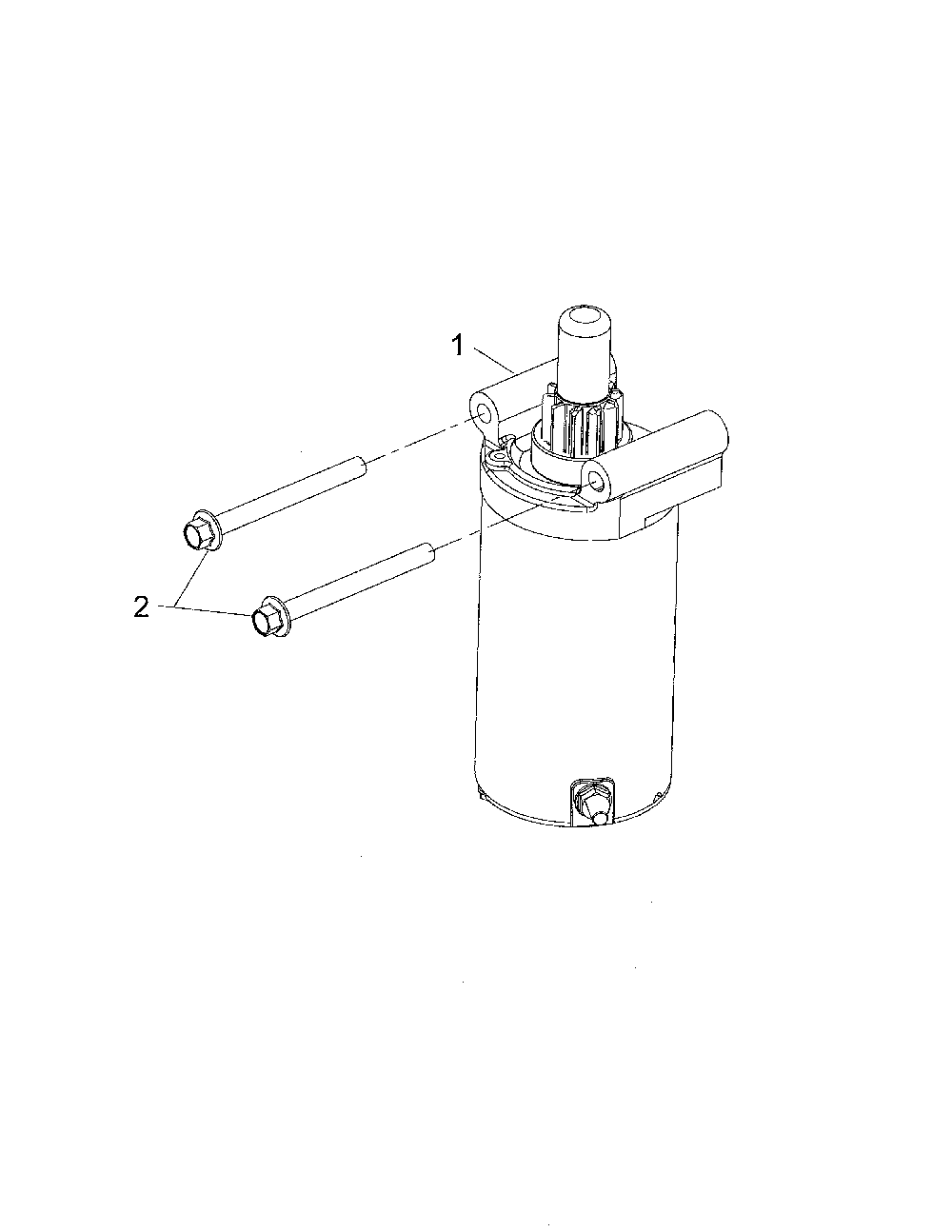Electric starter Diagram and Parts List for PP22KA42-96042019400  Poulan Lawn Tractor