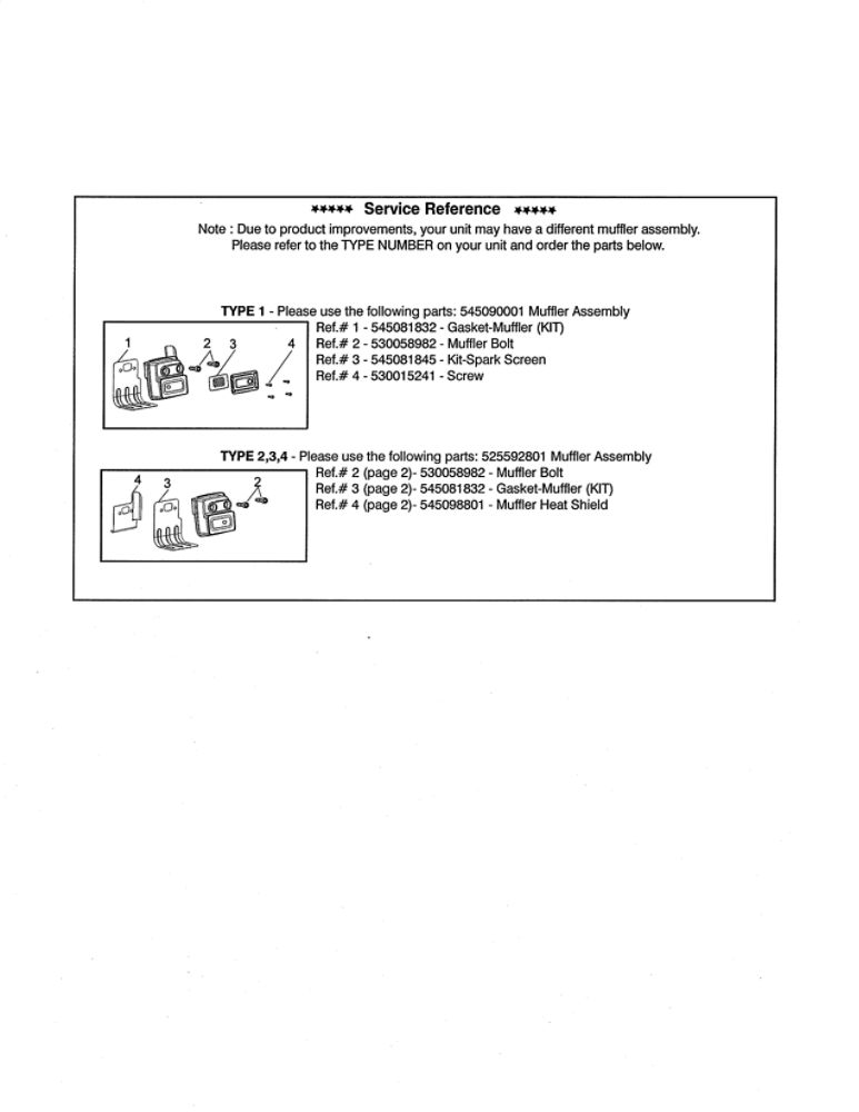 Service Reference Diagram and Parts List for BVM210VS TYPE 4 Poulan Leaf Blower / Vacuum