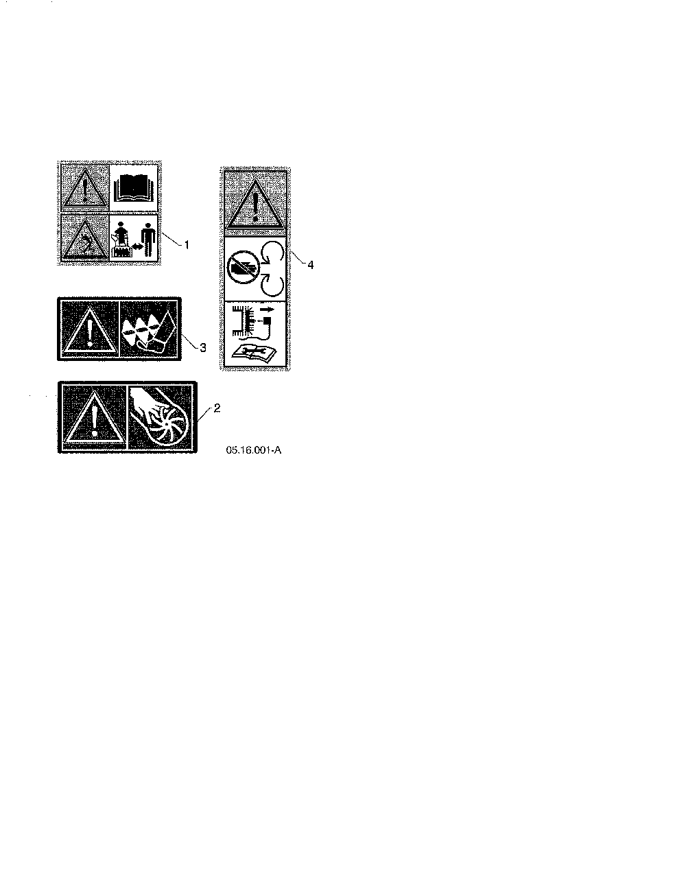 Decals Diagram and Parts List for 96192006702  Poulan Snow Blower