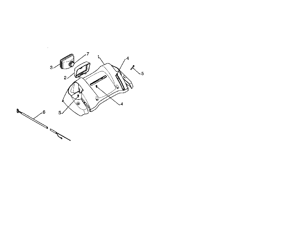 Console panel/headlight Diagram and Parts List for 96192002901  Poulan Snow Blower