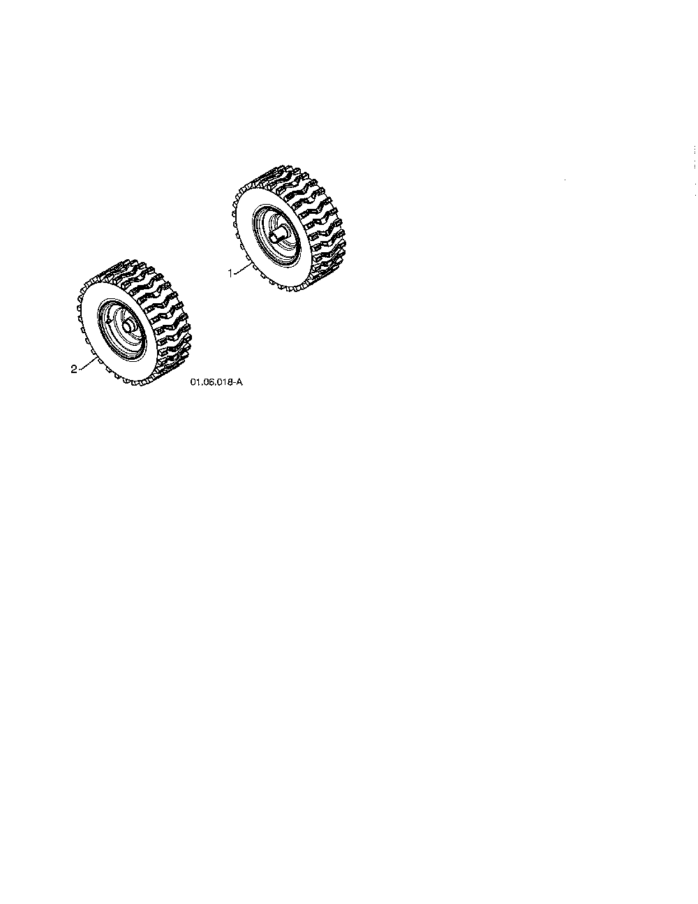 Wheels Diagram and Parts List for PR624ES-96198004302  Poulan Snow Blower
