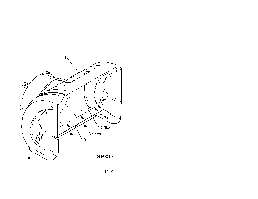Auger housing Diagram and Parts List for 96192002900  Poulan Snow Blower