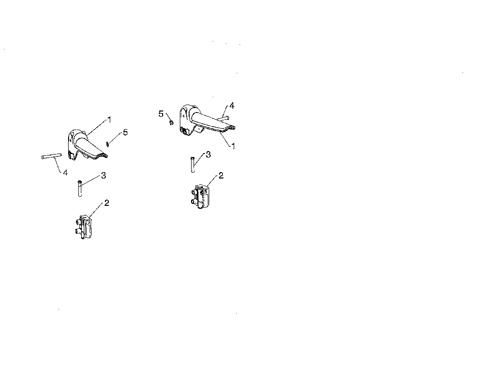 Lever control Diagram and Parts List for 96192006701  Poulan Snow Blower