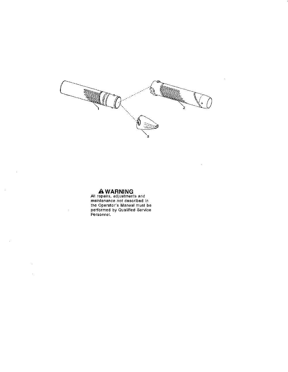Vac tubes & nozzle Diagram and Parts List for PP320 (ROW)(TYPE 2) Poulan Leaf Blower / Vacuum