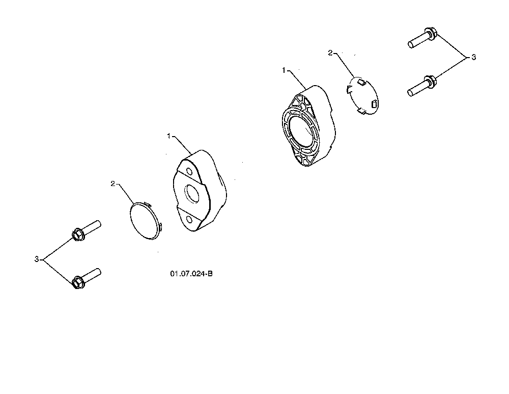 Auger bearing Diagram and Parts List for PR624ES-96198004603  Poulan Snow Blower