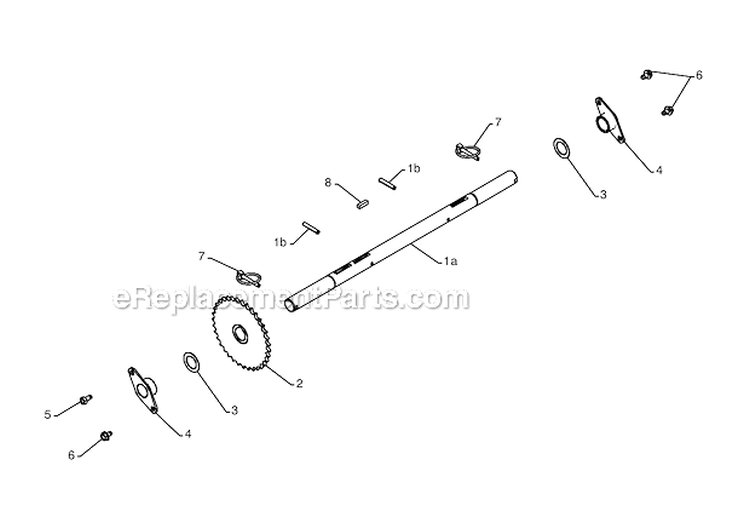 Page P Diagram and Parts List for 961940007  Poulan Snow Blower