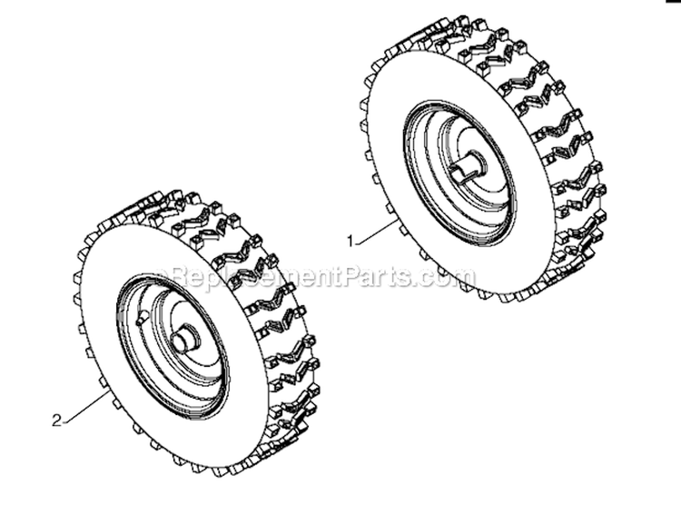 Page U Diagram and Parts List for 961940007  Poulan Snow Blower