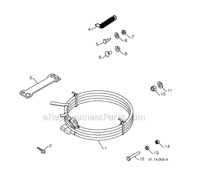 Bag_Of_Parts Diagram and Parts List for 961940007  Poulan Snow Blower