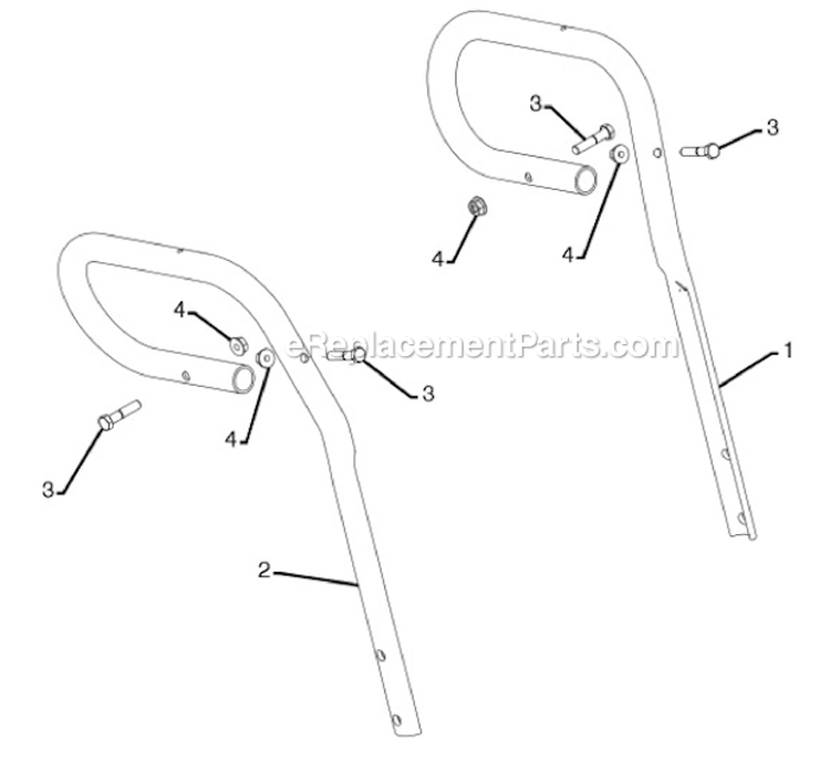 Page I Diagram and Parts List for 961940009  Poulan Snow Blower