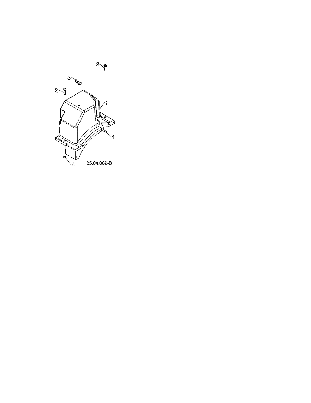 Belt cover Diagram and Parts List for 96192006702  Poulan Snow Blower