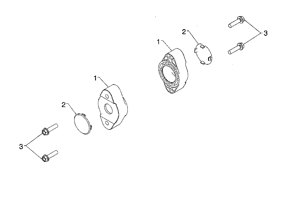 Auger bearing Diagram and Parts List for 96198004602  Poulan Snow Blower