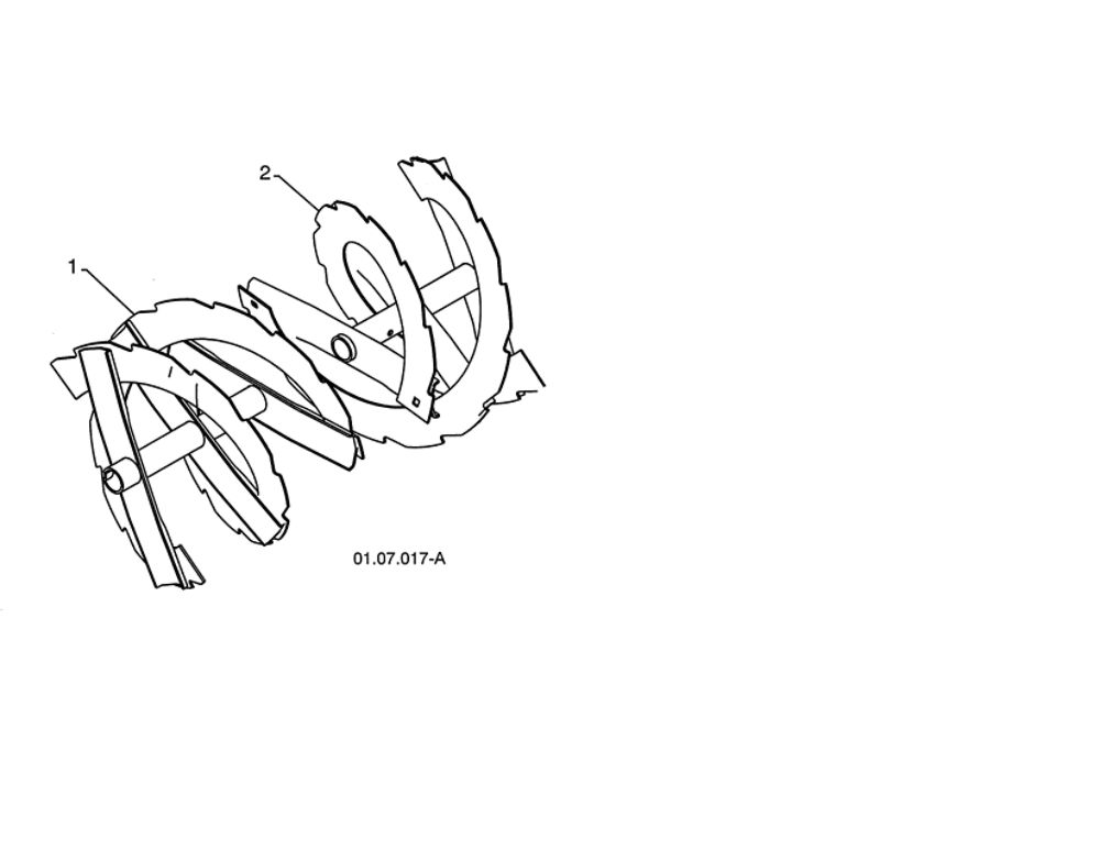 Auger Diagram and Parts List for 96198004300  Poulan Snow Blower