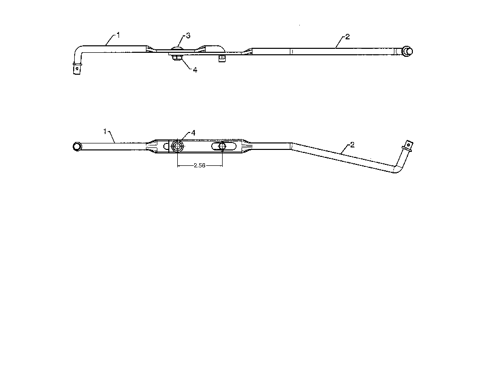 Shifter rods Diagram and Parts List for 96192002901  Poulan Snow Blower