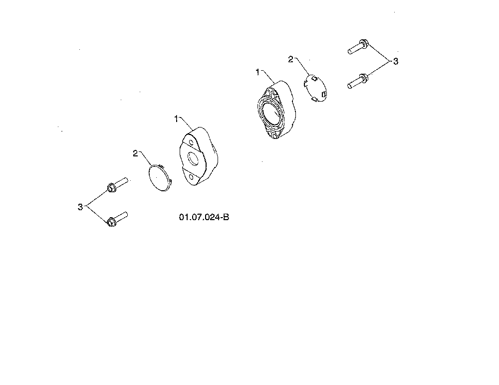 Auger bearing Diagram and Parts List for 96198004601  Poulan Snow Blower