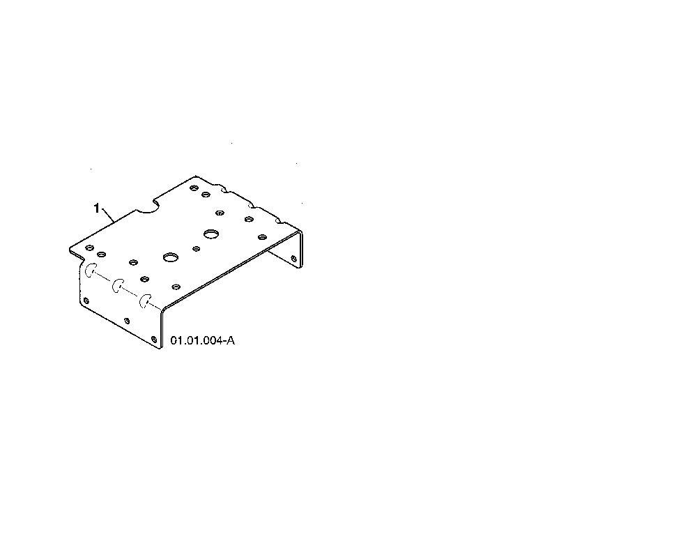 Engine mounting plate Diagram and Parts List for 96192002900  Poulan Snow Blower
