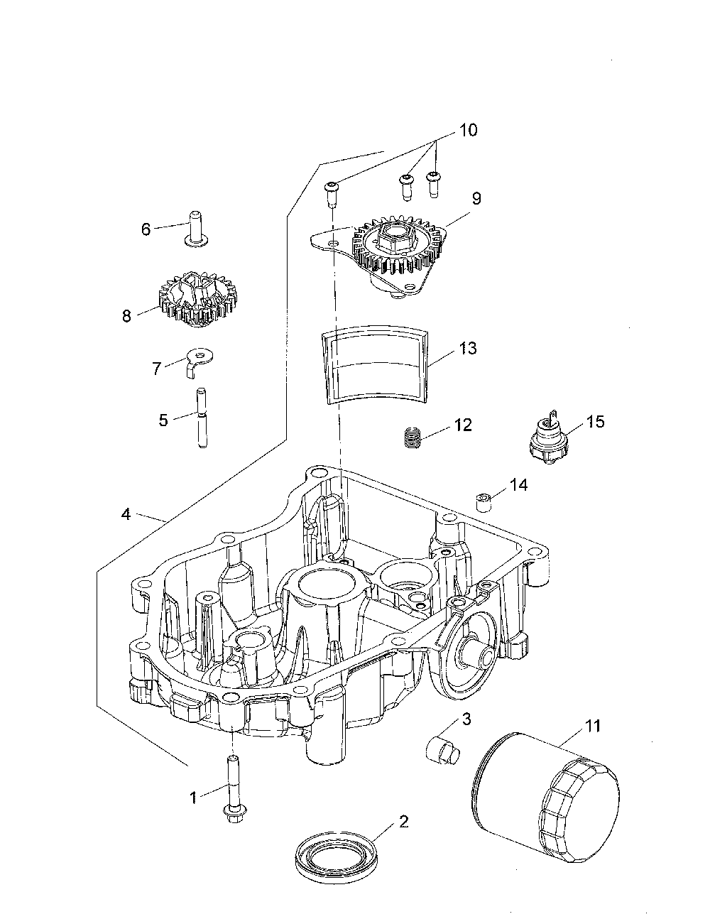 Lubrication Diagram and Parts List for PP22KA42-96042019400  Poulan Lawn Tractor