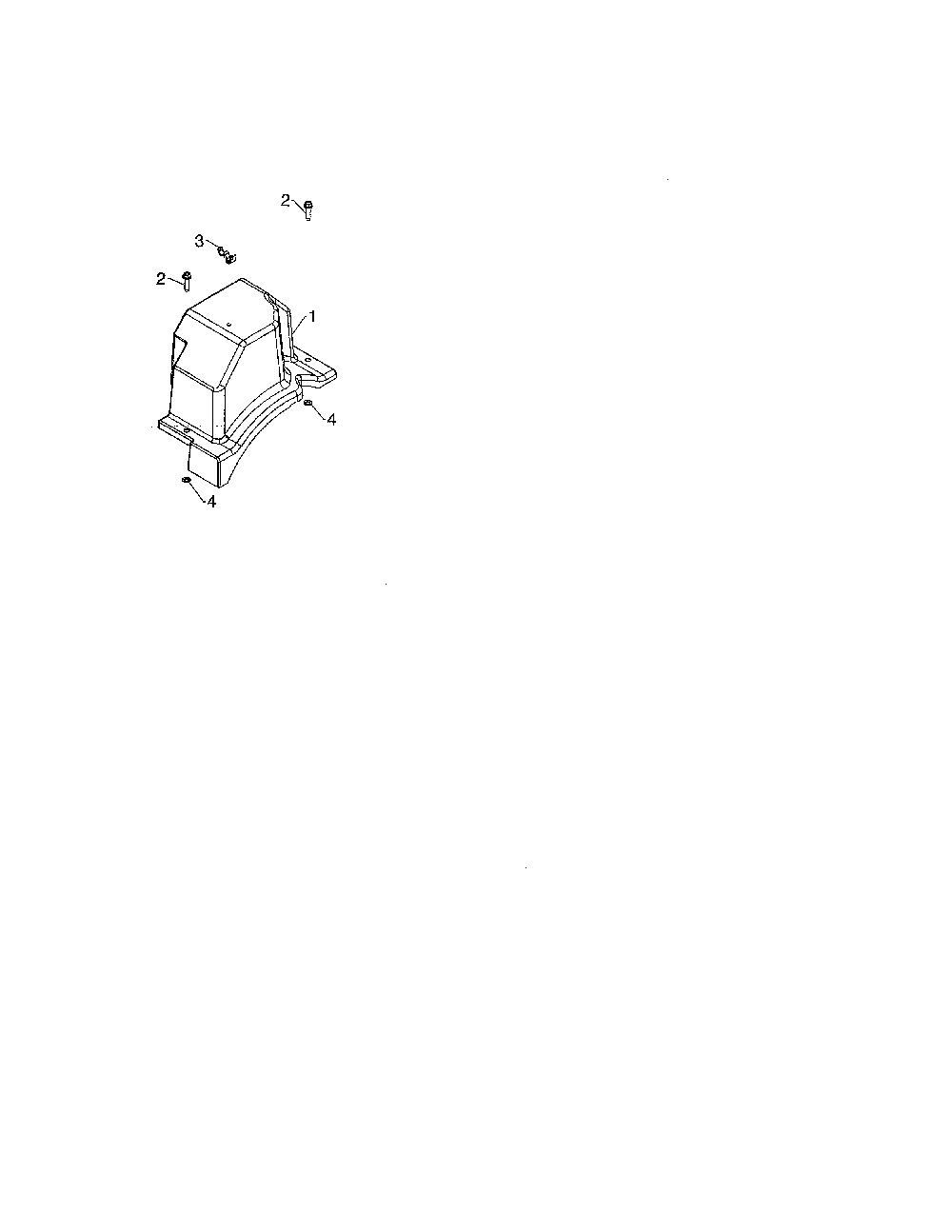 Belt cover Diagram and Parts List for PR241  Poulan Snow Blower