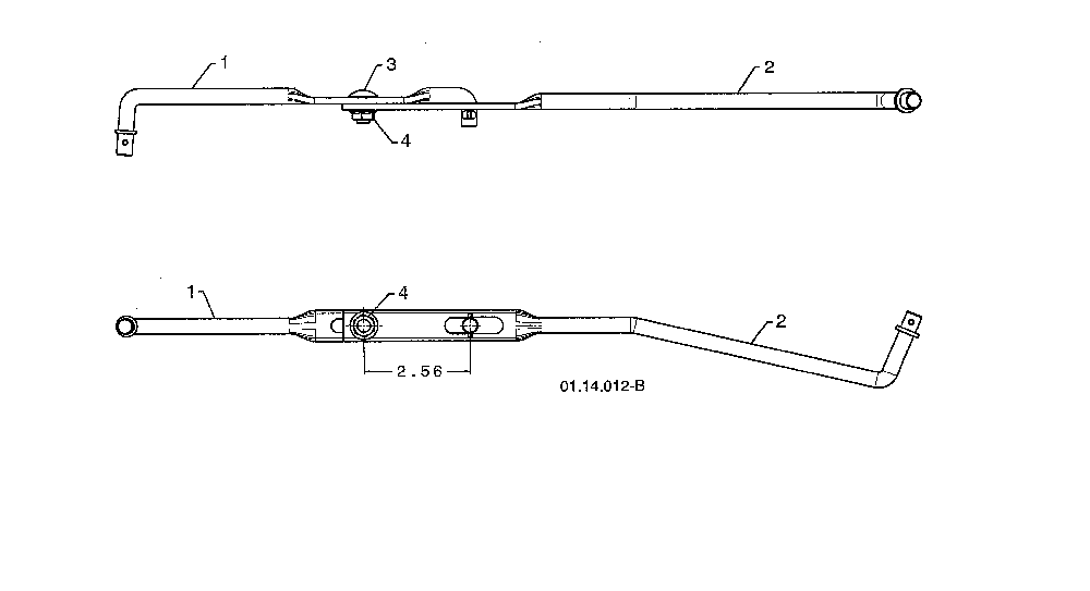 Shifter rod Diagram and Parts List for 12527HVX-96195001800  Poulan Snow Blower