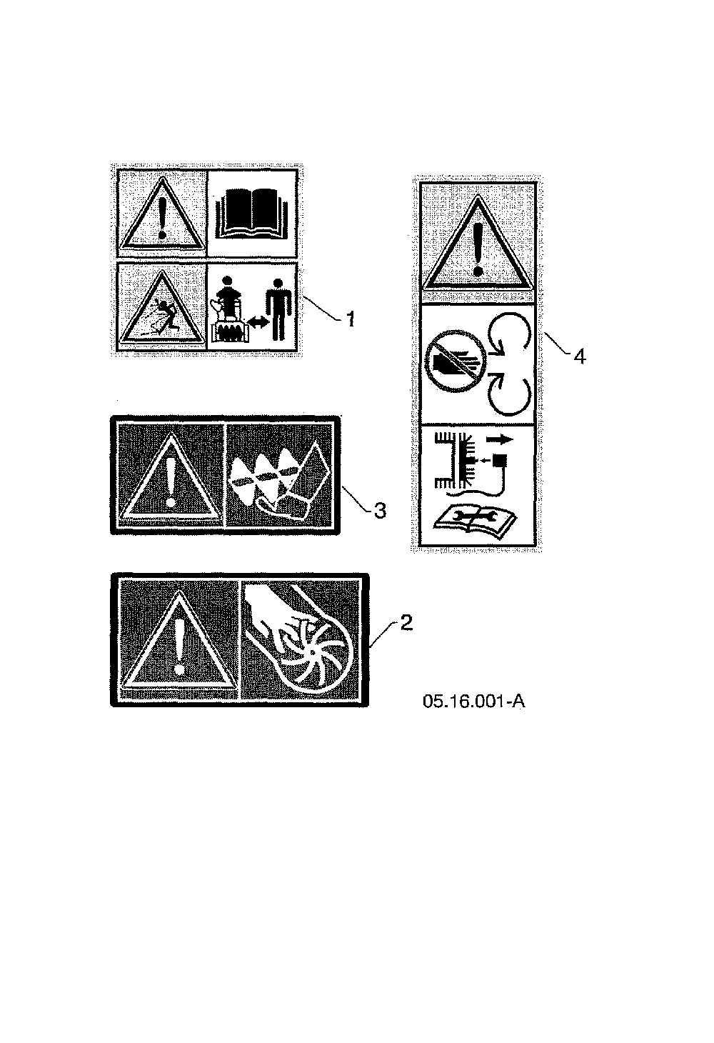 Decals Diagram and Parts List for PR271-96192009102  Poulan Snow Blower
