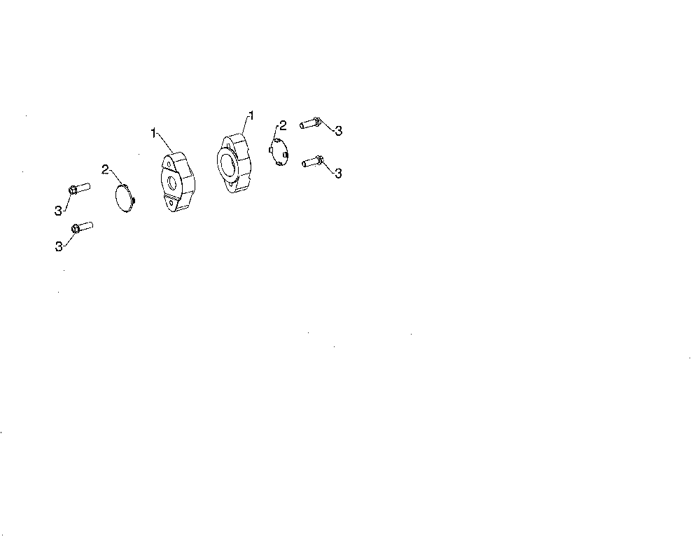Auger bearing Diagram and Parts List for 96192007104  Poulan Snow Blower