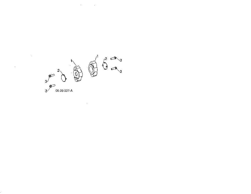 Auger bearing Diagram and Parts List for 96192009101  Poulan Snow Blower