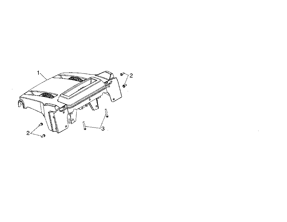Console base Diagram and Parts List for 96192008900  Poulan Snow Blower