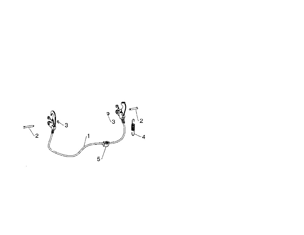 Cable interlock Diagram and Parts List for 96192007104  Poulan Snow Blower