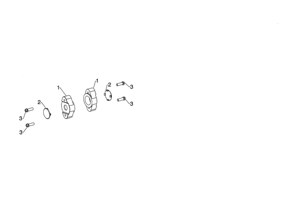 Auger Bearing Diagram and Parts List for PA5524  Poulan Snow Blower