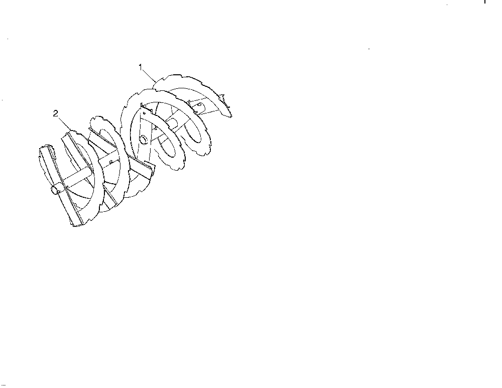 Auger assembly Diagram and Parts List for 96192009900  Poulan Snow Blower