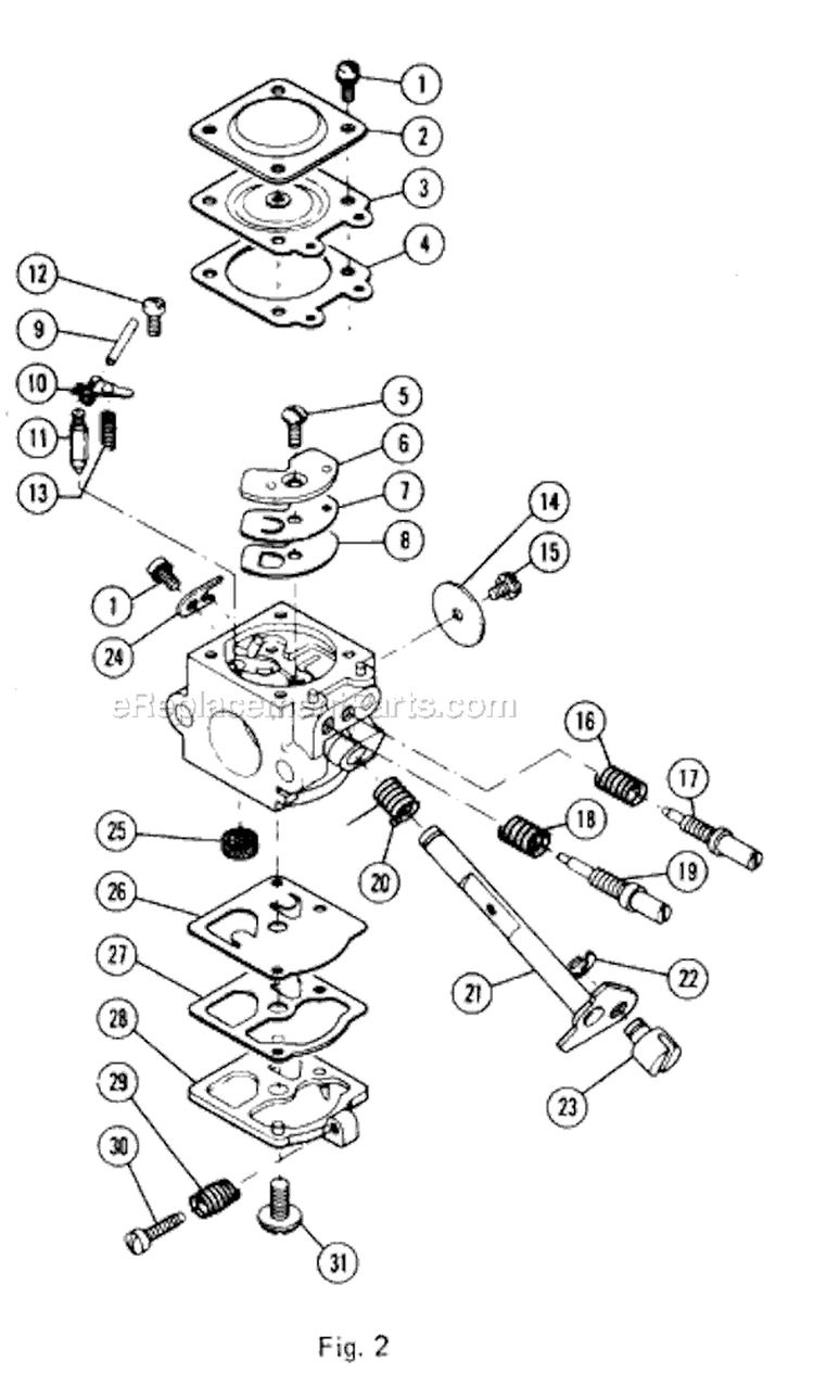Page A Diagram and Parts List for GLT900  Poulan Trimmer