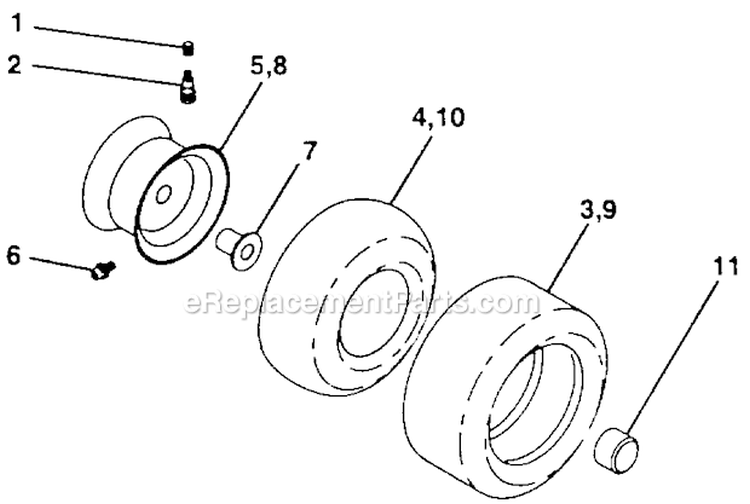 Page M Diagram and Parts List for HD145H42G 1997 Poulan Lawn Tractor
