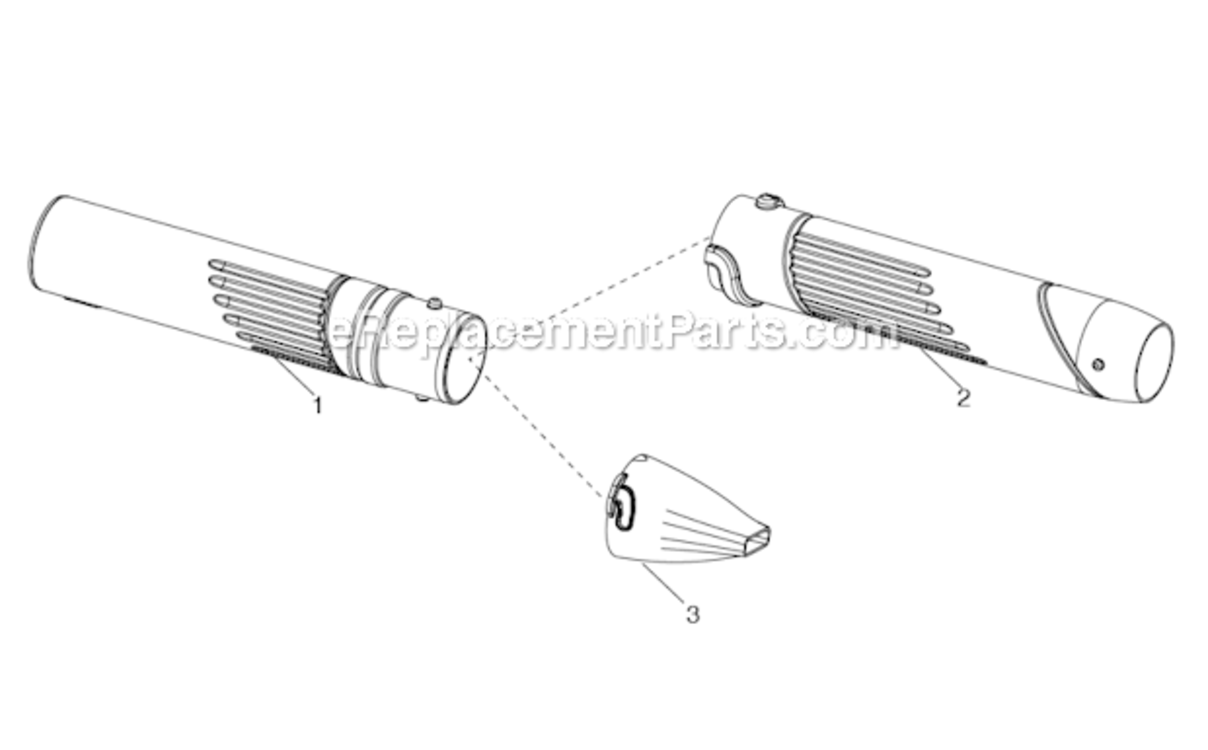 Page C Diagram and Parts List for P200C  Poulan Leaf Blower / Vacuum