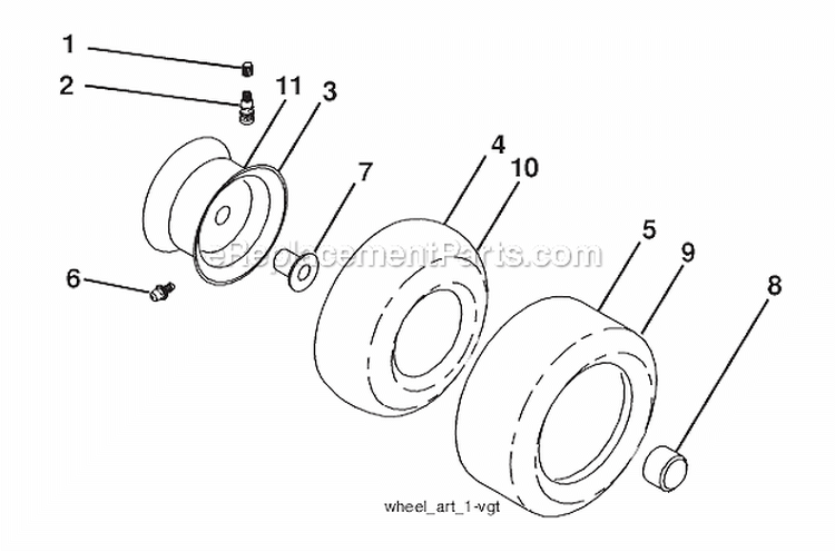 Page B Diagram and Parts List for PB195H46YT 96042005900 Poulan Lawn Tractor