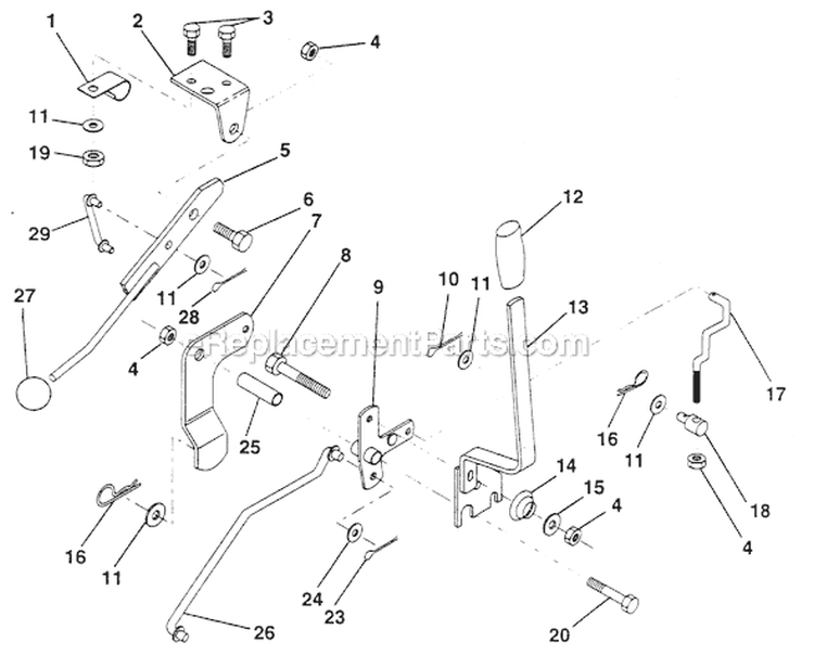 Page K Diagram and Parts List for PP1036SA  Poulan Lawn Tractor