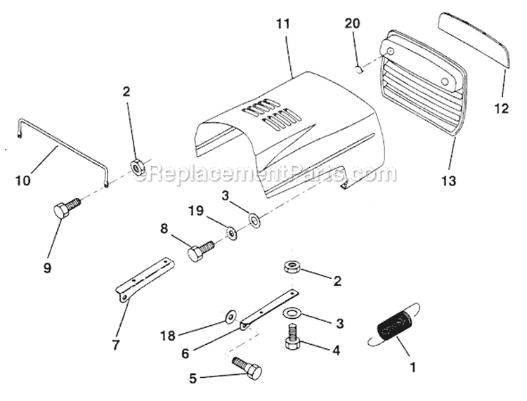 Page I Diagram and Parts List for PP1036SA  Poulan Lawn Tractor