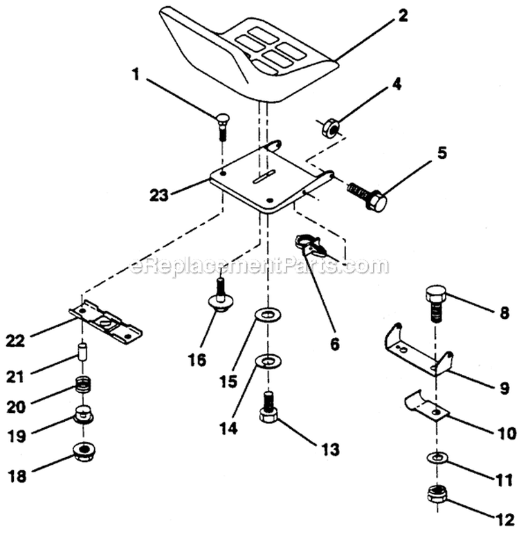 Page M Diagram and Parts List for PP11536KA  Poulan Lawn Tractor