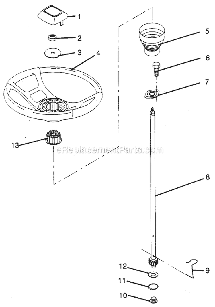 Page N Diagram and Parts List for PP1236A  Poulan Lawn Tractor