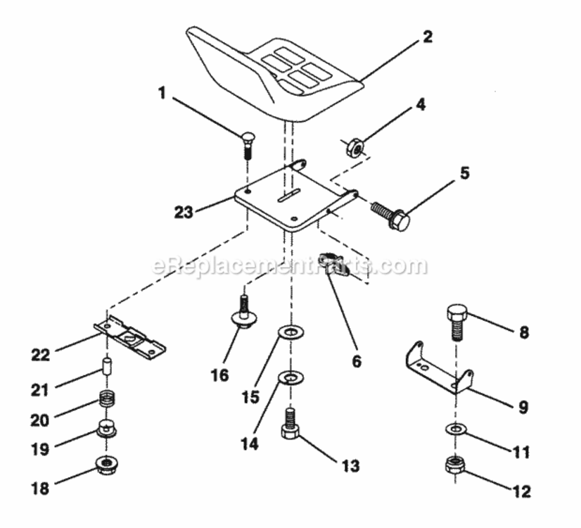 Page L Diagram and Parts List for PP125H38KA  Poulan Lawn Tractor